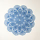 Knitted embossed napkin. Doilies. bessonova-yana. Online shopping on My Livemaster.  Фото №2