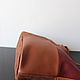 Bag: Large Brown Leather Patchwork Bag. Sacks. Olga'SLuxuryCreation. My Livemaster. Фото №5