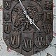 Резные деревянные часы "Рыцарские", Часы классические, Дорохово,  Фото №1