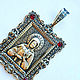 St Matrona's icon made of 925 sterling silver (I2). Wearable icon. anna-epifanova. My Livemaster. Фото №4