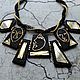 Necklace in the avant-garde style ' Curved mirrors'. Necklace. inspiration. My Livemaster. Фото №4