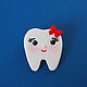 Brooch for dentist 'Zubik'. Brooches. Katy_Barysheva. My Livemaster. Фото №5