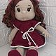 Вязаная игрушка кукла на каркасе. Амигуруми куклы и игрушки. Вязаные игрушки от Анны. Ярмарка Мастеров.  Фото №4