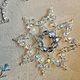 Christmas toys snowflake made of beads and glass beads. Christmas decorations. paintmart (oikos). Online shopping on My Livemaster.  Фото №2
