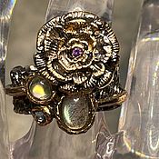 Украшения handmade. Livemaster - original item Donna Rosa ring with labradorites. Handmade.