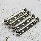 Clasp for brooch with closing head, 30 mm, Nickel. Accessories for jewelry. agraf. Online shopping on My Livemaster.  Фото №2
