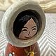 Заказать Елочная игрушка "Чукотская девочка". Мастерская елочных игрушек Андреевская карусель. Ярмарка Мастеров. . Елочные игрушки Фото №3
