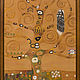 Batik on silk in Klimt frame 'Tree of Life'. Pictures. ArtBeklov. My Livemaster. Фото №5