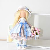 Интерьерная текстильная кукла Катрин