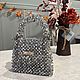 Сумочка «Shining silver Мini» из хрусталя. Классическая сумка. BUSY BY ART. Интернет-магазин Ярмарка Мастеров.  Фото №2