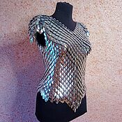 Субкультуры handmade. Livemaster - original item Dragon armor on the girl. Handmade.
