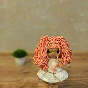Куклы и игрушки handmade. Livemaster - original item Soft toy- knitted doll. A gift for a child for the New Year. Handmade.
