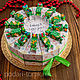 Торт из картона "Новогодний", для сладких подарков, Новогодние сувениры, Белгород,  Фото №1