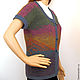 Order Women's knitted tank top vest with clasp. UrbanStyleKnit (usknits). Livemaster. . Vests Фото №3