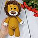 Лев. Царь зверей ручной работы. Мягкие игрушки. Softtoys/Игрушки ручной работы от Мануш Марии. Интернет-магазин Ярмарка Мастеров.  Фото №2
