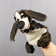 Plush dog hand puppet. Hound puppet for children's home theater, Dolls, Odessa,  Фото №1