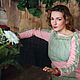 Розово мятное платье из твида в стиле Шанель. Платья. Michelle Nardin atelier. Ярмарка Мастеров.  Фото №4