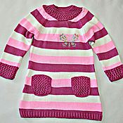 Одежда детская handmade. Livemaster - original item Knitted dress, age 3 years.. Handmade.