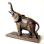 Винтаж handmade. Livemaster - original item Collectible Figurine Elephant Vintage Style as Kasli Cast Iron. Handmade.
