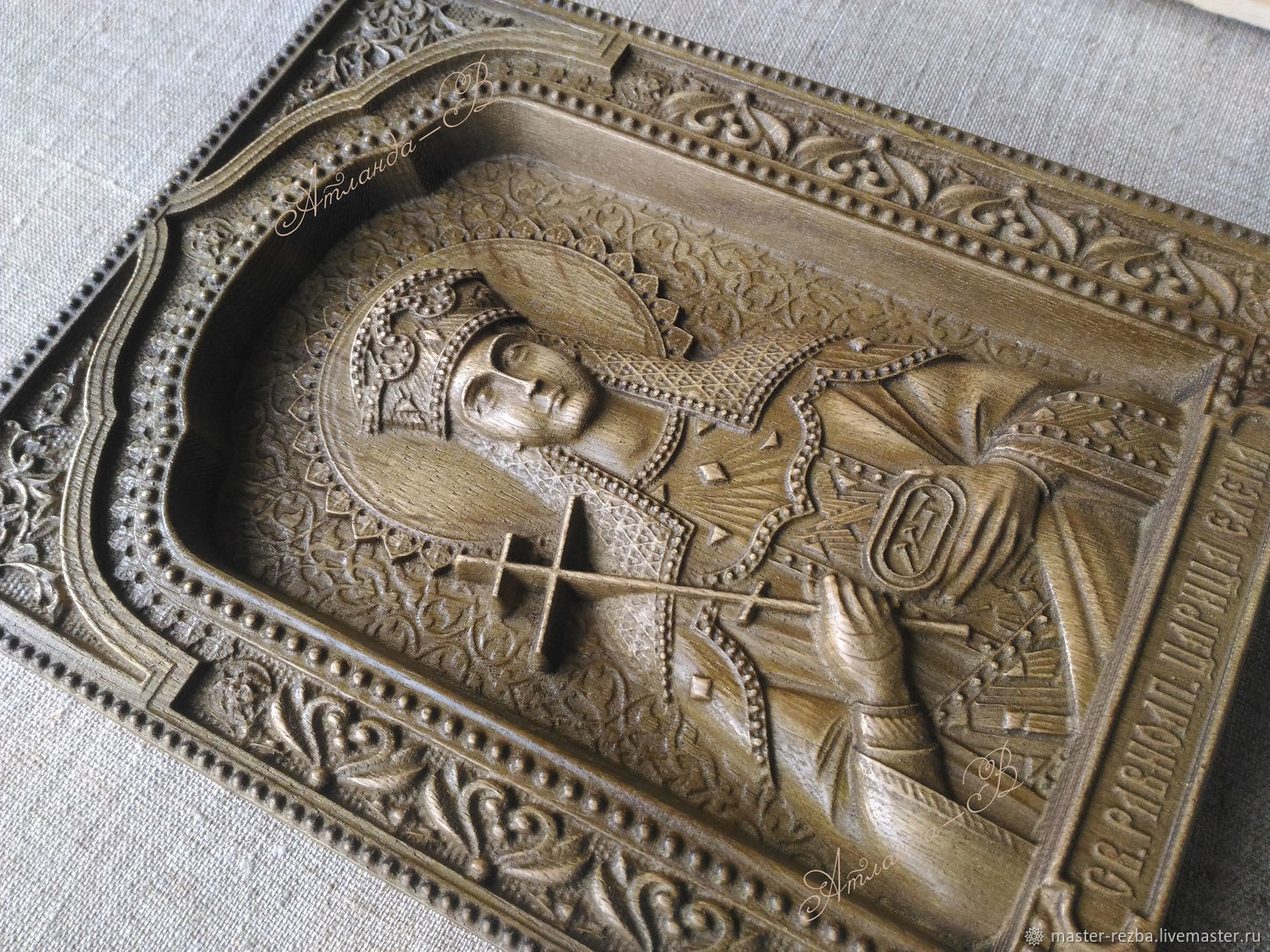 Иконы Из Дерева Ручной Работы Фото