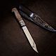 Cutting knife 'Tourist' forged steel hh12mf. Knives. zlathunter. My Livemaster. Фото №4