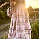 Рубашка в клетку из фланели. Рубашки. Boho. Интернет-магазин Ярмарка Мастеров.  Фото №2