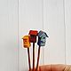 Order Miniature birdhouse for mini garden (flower decoration). magic stick. Livemaster. . Decoration for flower pots Фото №3