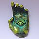 A hand with a reptilian eye, a dragon's eye in the palm of your hand, Interior masks, Chelyabinsk,  Фото №1