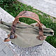 Shopping bag: ' Urban' - khaki. Shopper. Leather-Art. My Livemaster. Фото №4