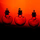 Order Glass bottle 'Serce' 1.5 ml. merlin-hat (Merlin-hat). Livemaster. . Bottles1 Фото №3