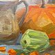 Натюрморт с тыквами 60 на 50 см. Картины. Tatiana’s Art. Интернет-магазин Ярмарка Мастеров.  Фото №2