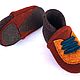 Children's shoes made of soft felt COMFY, 100% wool. Footwear for childrens. Obuv Beliti (felted-slippers). Интернет-магазин Ярмарка Мастеров.  Фото №2