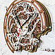 Часы настенные Автоматон Bite 1682 с движущимися шестеренками. Часы-скелетоны. WOODANDROOT. Ярмарка Мастеров.  Фото №5