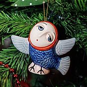 Сувениры и подарки handmade. Livemaster - original item Sirin Toy for the Christmas tree Heroes of fairy tales. Handmade.