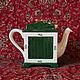 Винтаж: Винтаж чайник виде умывальник для ванной. Чайники винтажные. Fancy teapots. Интернет-магазин Ярмарка Мастеров.  Фото №2