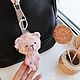 Handmade Knitted Teddy Bear Keychain for keys, Handbag or backpack. Key chain. *НеОбЫчНыЕ ПоДаРкИ*. Online shopping on My Livemaster.  Фото №2