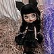 Кукла Блайз Wednesday Addams Вензди (Уэнздей) -в наличии. Шарнирная кукла. Юлия. Интернет-магазин Ярмарка Мастеров.  Фото №2