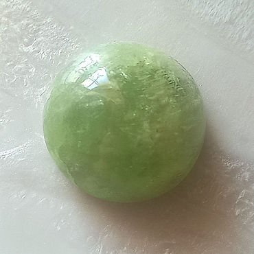 Материалы для творчества ручной работы. Ярмарка Мастеров - ручная работа Гелиодор кабошон Ø 22 мм. Handmade.