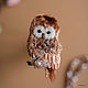 Order Brooch-owl 'Violetta' and 'Leon' Brooch bird. Coffeelena. Livemaster. . Brooches Фото №3