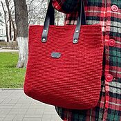 Сумки и аксессуары handmade. Livemaster - original item Jute tote bag. Handmade.