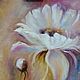 White flower oil painting, Pictures, St. Petersburg,  Фото №1
