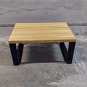 Для дома и интерьера handmade. Livemaster - original item Copy of Industrial style coffee table made of natural wood. Handmade.