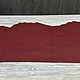 Targot dark red (1,2-1,4 мм), цв. красный, натуральная кожа телят. Кожа. Prima Pelle (Марина). Ярмарка Мастеров.  Фото №5