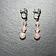 Earrings rose quartz. Earrings. oko-siriusa. Online shopping on My Livemaster.  Фото №2