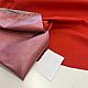 Order  The coat on the membrane is brick-red. AVS -dressshop. Livemaster. . Fabric Фото №3