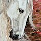 Talisman oil painting white horse beautiful horse. Pictures. marselart. My Livemaster. Фото №6