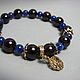 Order Garnet and kyanite bracelet ' Temptation'. Beautiful gifts for the good people (Alura-lights). Livemaster. . Bead bracelet Фото №3