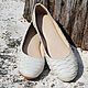 ballet flats from Python. Ballet flats. KolibriLeather. Online shopping on My Livemaster.  Фото №2