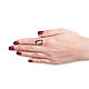 Order Women's ring, bicolor ring, stylish ring trend 2023. Irina Moro. Livemaster. . Rings Фото №3