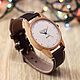 Wooden watches, men's watches, beech, 07I4035BB, Watches, Chernovtsy,  Фото №1